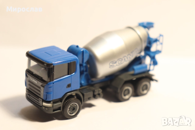 HERPA?? WIKING ?? H0 1/87 SCANIA БЕТОНОВОЗ КАМИОН МОДЕЛ, снимка 2 - Колекции - 52764042