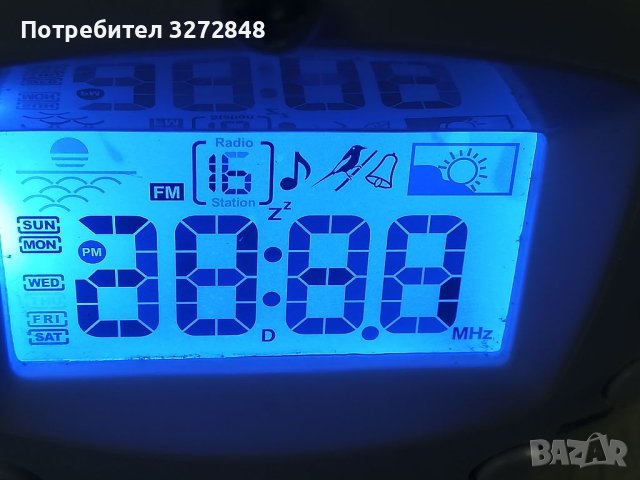 Нощна лампа EXCELVAN с часовник, аларма /с приятни звуци/ и радио , снимка 11 - Настолни лампи - 40893367