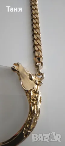 Колие от стомана с лупа, снимка 5 - Колиета, медальони, синджири - 55751455