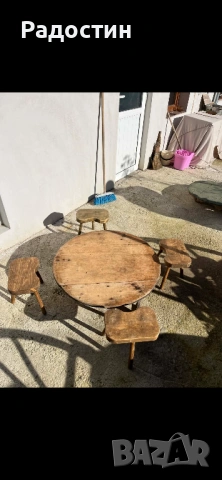 Маса Софра Паралия Синия , снимка 6 - Антикварни и старинни предмети - 50197998