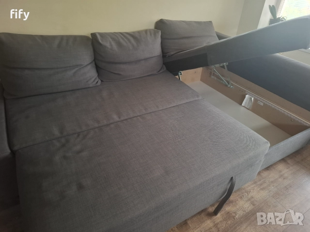 Разтегателен диван FRIHETEN, снимка 5 - Дивани и мека мебел - 52979300