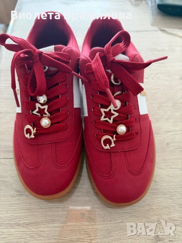 Guess Сникърси Червен