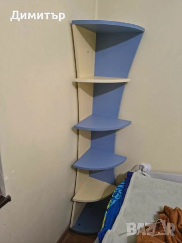 Секция + гардероб + ъглова етажерка, снимка 5 - Секции и витрини - 49969853