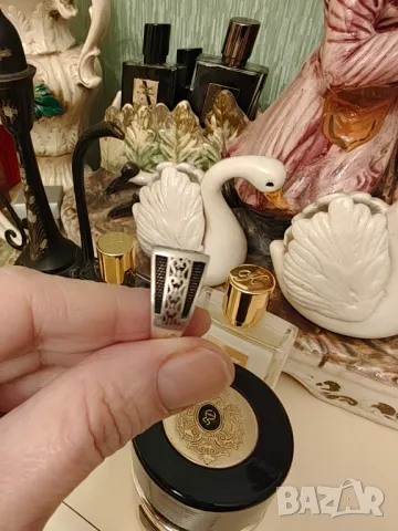 Стар сребърен мъжки пръстен с естествени рубини, снимка 5 - Пръстени - 49766069