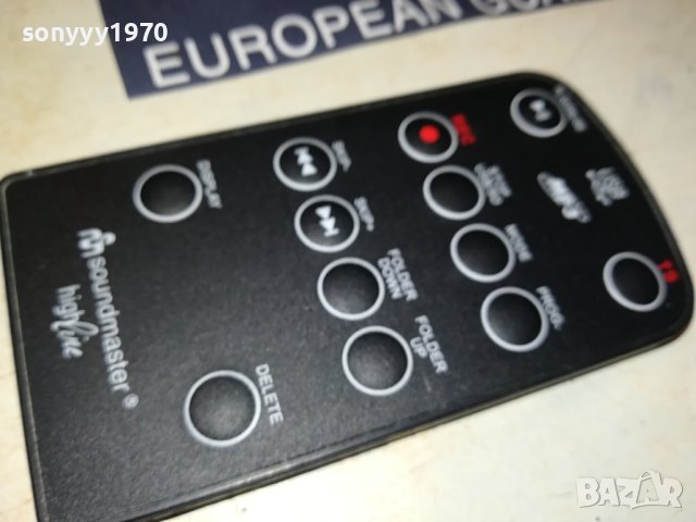 SOUNDMASTER REMOTE CONTROL 1807231739, снимка 9 - Други - 41588764