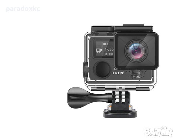 EKEN H5S Plus 4K екшън камера – водоустойчива + пълен комплект аксесоари, снимка 2 - Камери - 52368796