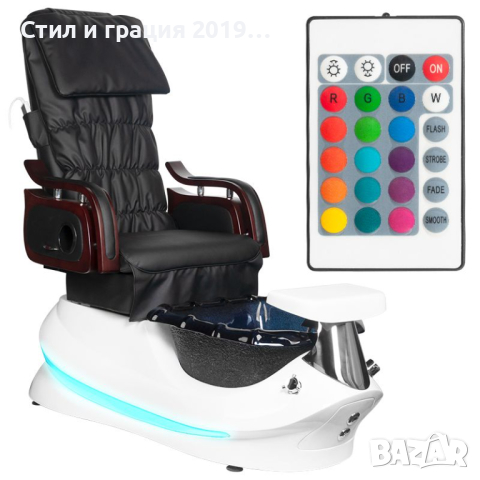 Стол за спа педикюр - масаж AS-261 - черено и бяло, снимка 2 - Педикюр и маникюр - 44533346