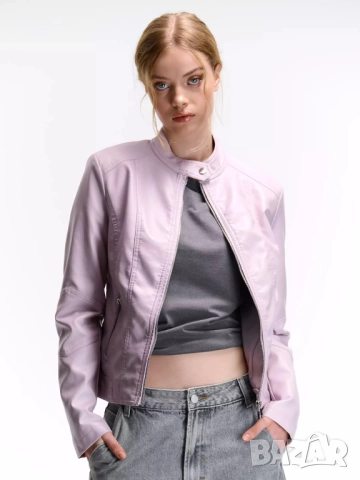 ново кожено дамско яке, снимка 4 - Якета - 51789614