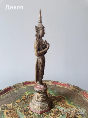 Бронзова скулптура от Тайланд Камбоджа на Теппаном, снимка 7 - Колекции - 50829605
