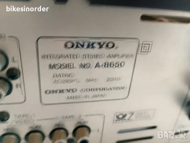 ONKYO Integra A-8650 неразличим от нов , снимка 6 - Ресийвъри, усилватели, смесителни пултове - 55872961