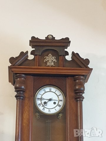 Стар немски стенен часовник, снимка 5 - Антикварни и старинни предмети - 40545462