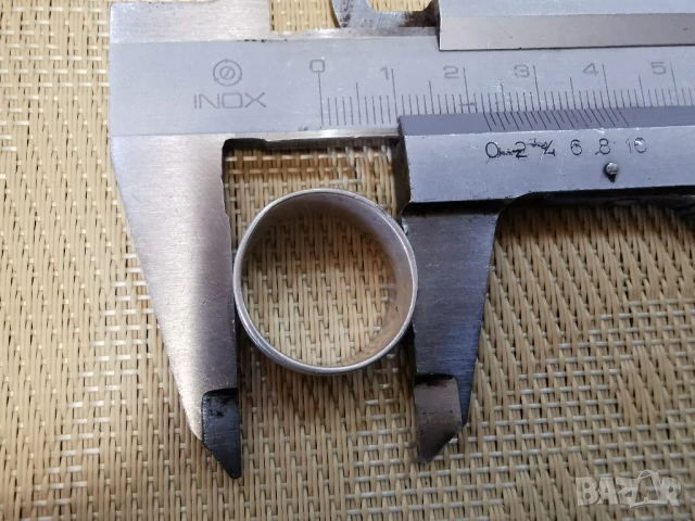 масивен сребърен пръстен, снимка 3 - Пръстени - 51100516