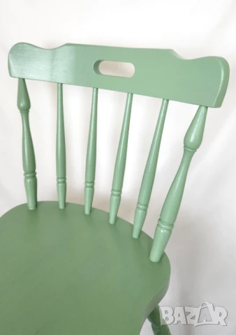 Дървен трапезен стол кантри, снимка 9 - Столове - 50841064