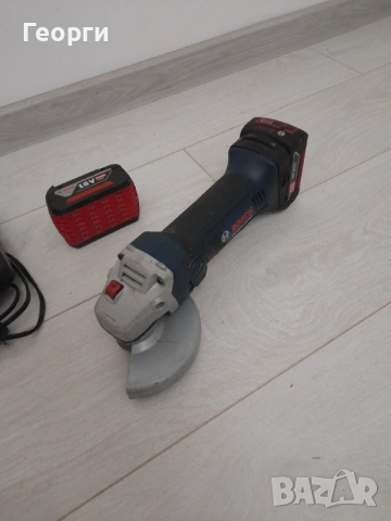 Bosch GWS 180-Li ъглошлайф, снимка 4 - Ъглошлайфи - 53436754
