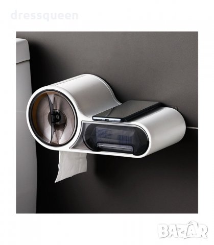 37500 Диспенсър за тоалетна хартия с поставка за телефон и чекмедже, снимка 5 - Други стоки за дома - 34230927