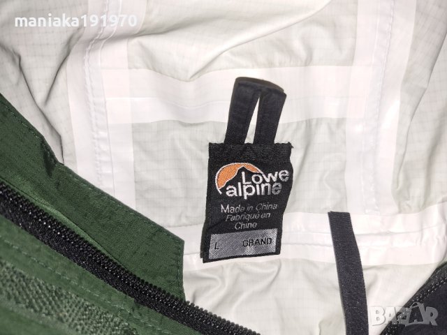 Lowe Alpine (L) мъжка тънка мембрана (анурак), снимка 9 - Спортни дрехи, екипи - 42738668