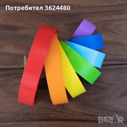 Монтесори дъга от 7 части, снимка 10 - Други - 40325672