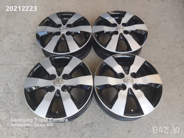 4 броя алуминиеви джанти за Тоyota Aygo 14, снимка 4 - Гуми и джанти - 50525142