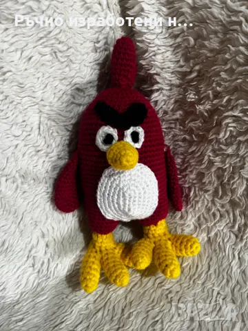 Angry Birds, тюленче и рак - плетени играчки, снимка 1