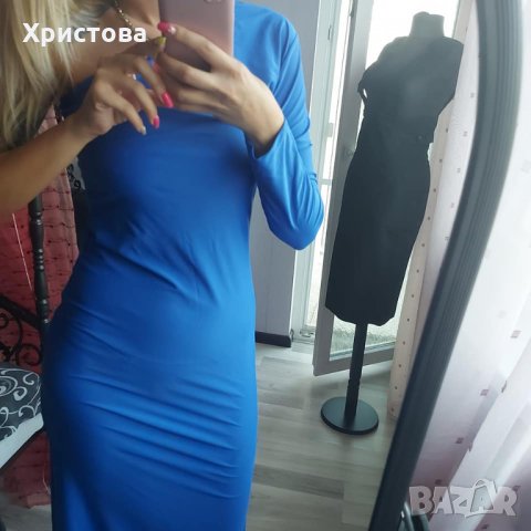 Нова дълга рокля в синьо за повод - 32.00лв., снимка 1 - Рокли - 21610920