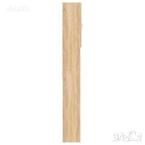 vidaXL Шкаф за пералня, дъб сонома, 64x25,5x190 см, снимка 4 - Шкафове - 56147857