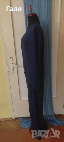 Дълга елегантна рокля RAINBOW, р-р 40/42 цвят турско синьо ., снимка 7 - Рокли - 51414552