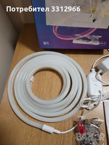 Lepro Smart LED Strip Light (модел N1) – интелигентна гъвкава неонова LED лента с дължина от 3 метр, снимка 2 - Лед осветление - 55905655