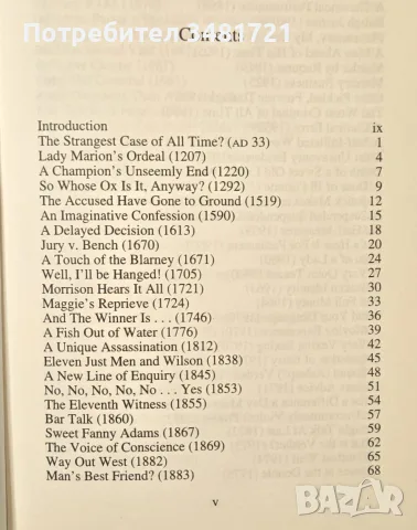 The Law's Strangest Cases. Extraordinary but True Incidents From Over Five Centuries, снимка 2 - История, политика и общество - 56301454