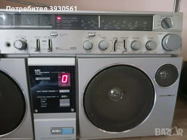 Радиокасетофон AIWA 770 бумбокс, снимка 3 - Радиокасетофони, транзистори - 55969193