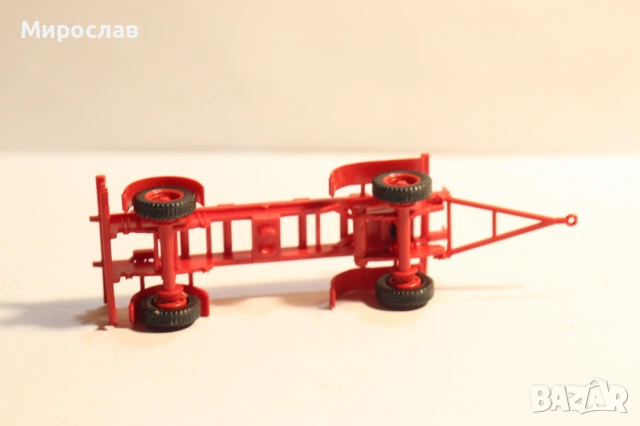 WIKING ? HERPA? H0 1/87 РЕМАРКЕ КАМИОН МОДЕЛ ТИР, снимка 4 - Колекции - 53200823