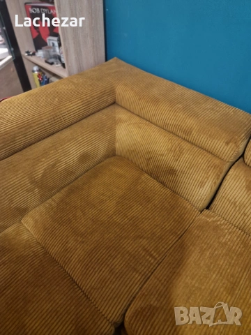 Жълт ъглов диван poso 01, снимка 5 - Дивани и мека мебел - 53085377
