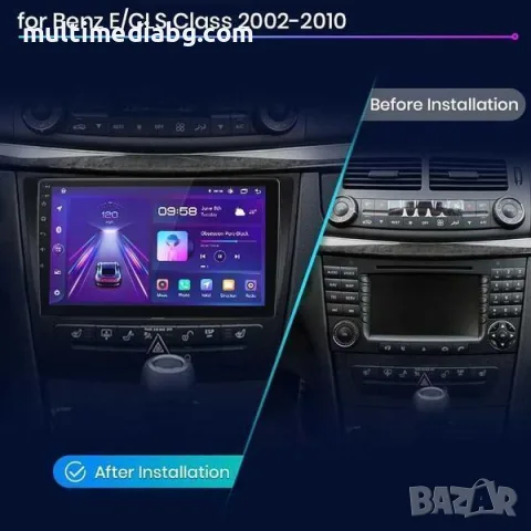 Mercedes E class W211,CLS 2002г-2010г Мултимедия Навигация Android, снимка 2 - Аксесоари и консумативи - 49843617