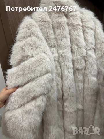 Палто от изкуствен косъм, снимка 5 - Палта, манта - 52954411