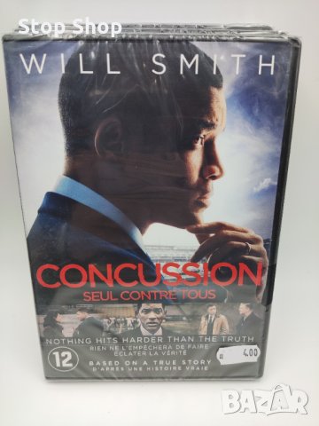 Нови DVD филми CONCUSSION Will Smith, снимка 1 - DVD филми - 35901998