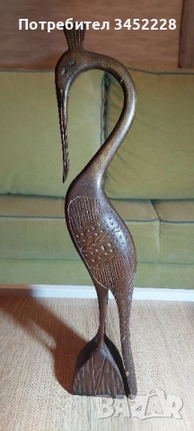 дърворезба за ценители 40см , снимка 2 - Декорация за дома - 52471153