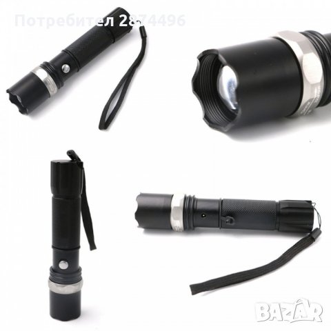 530 Фенер с CREE LED диод - Police 12 000W, снимка 3 - Оборудване и аксесоари за оръжия - 35800419