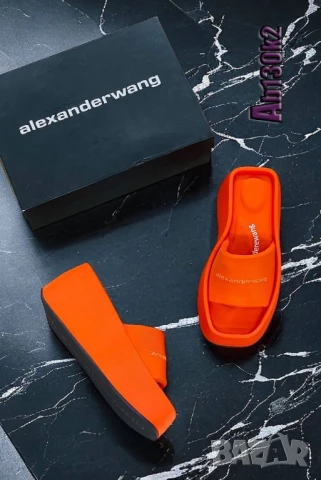 чехли Alexander Wang , снимка 3 - Чехли - 51301392