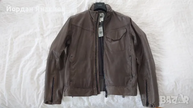 Ново кожено яке G-Star Raw, снимка 5 - Якета - 48039325