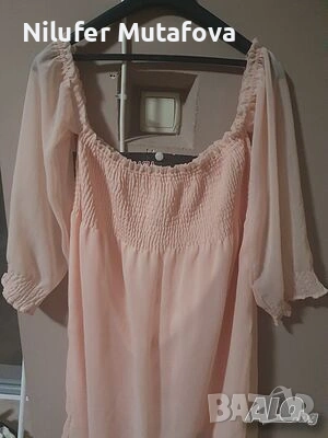 Здравейте, продавам рокля цвят праскова, снимка 2 - Рокли - 53220668