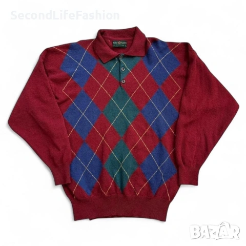 Мъжки пуловер Alan Paine винтидж размер L