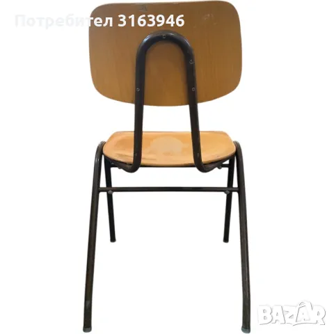 ПОД НАЕМ 150 броя дървени столове с метални крака , снимка 7 - Столове - 49295981