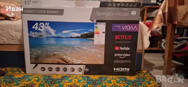 Телевизор 43 инча, снимка 3 - Телевизори - 52792624