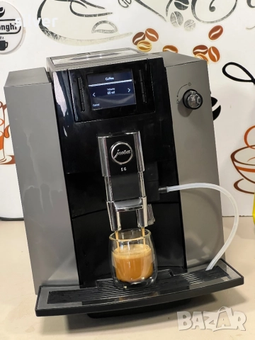 Кафемашина кафе автомат jura E6 с гаранция