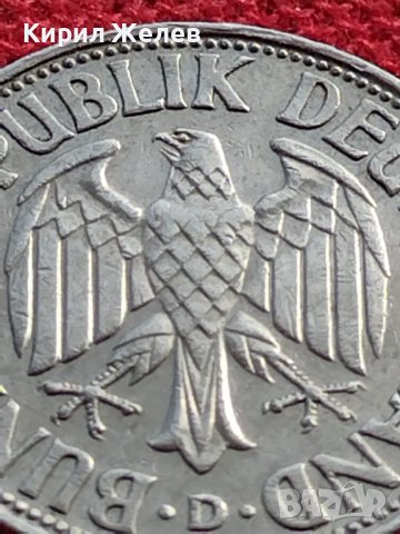 КОЛЕКЦИОНЕРСКА МОНЕТА 1 Дойче марка 1963г. МНОГО РЯДКА ГОДИНА ЗА ЦЕНИТЕЛИ 35929, снимка 7 - Нумизматика и бонистика - 39346317