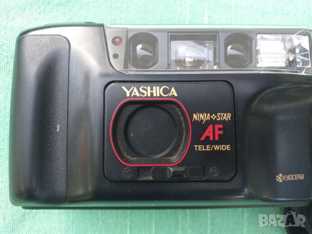 YASHICA DF 100 AF NINJA STAR 35 мм Фотоапарат, снимка 4 - Фотоапарати - 34542426