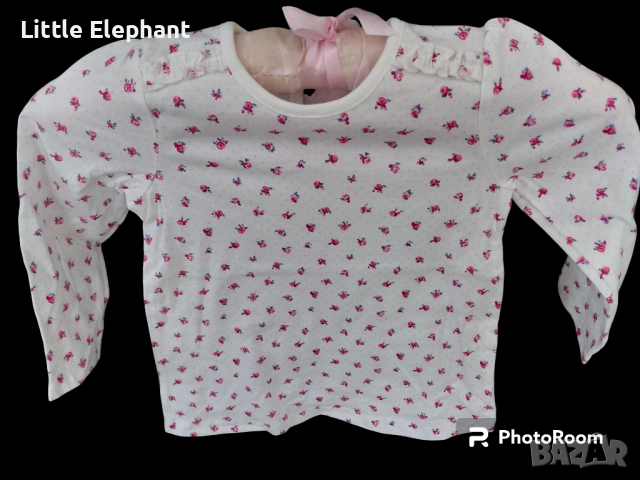 Блузка с дълъг ръкав за 18-24 мес мом,мом малки розички,колекция"Flowers",Англия/нова