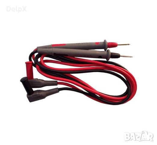 Пипала CAT III за мултицет черно/червено 10A 1000V 1,2m, снимка 1