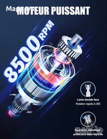 Акумулаторен Тример За Нос / Уши / Коса / Брада, снимка 5 - Тримери - 50535094