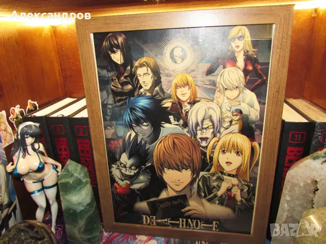 anime Death Note тетрадката на смъртта картина аниме, 33х43см, подходяща за подарък, снимка 2 - Списания и комикси - 50230285