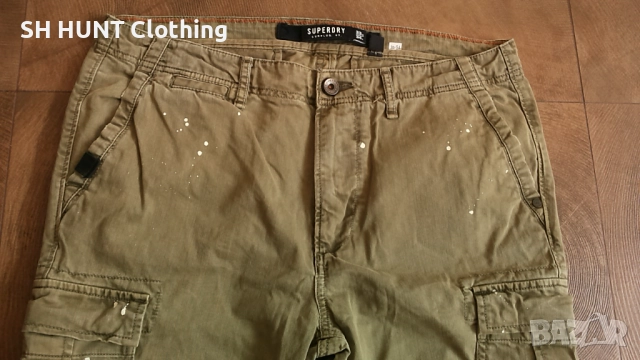 SUPERDRY Stretch Trouser Размер 33/34 еластичен панталон 10-51, снимка 3 - Панталони - 52730132